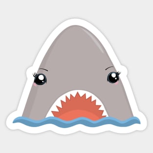 Cute Kawaii Shark Sticker